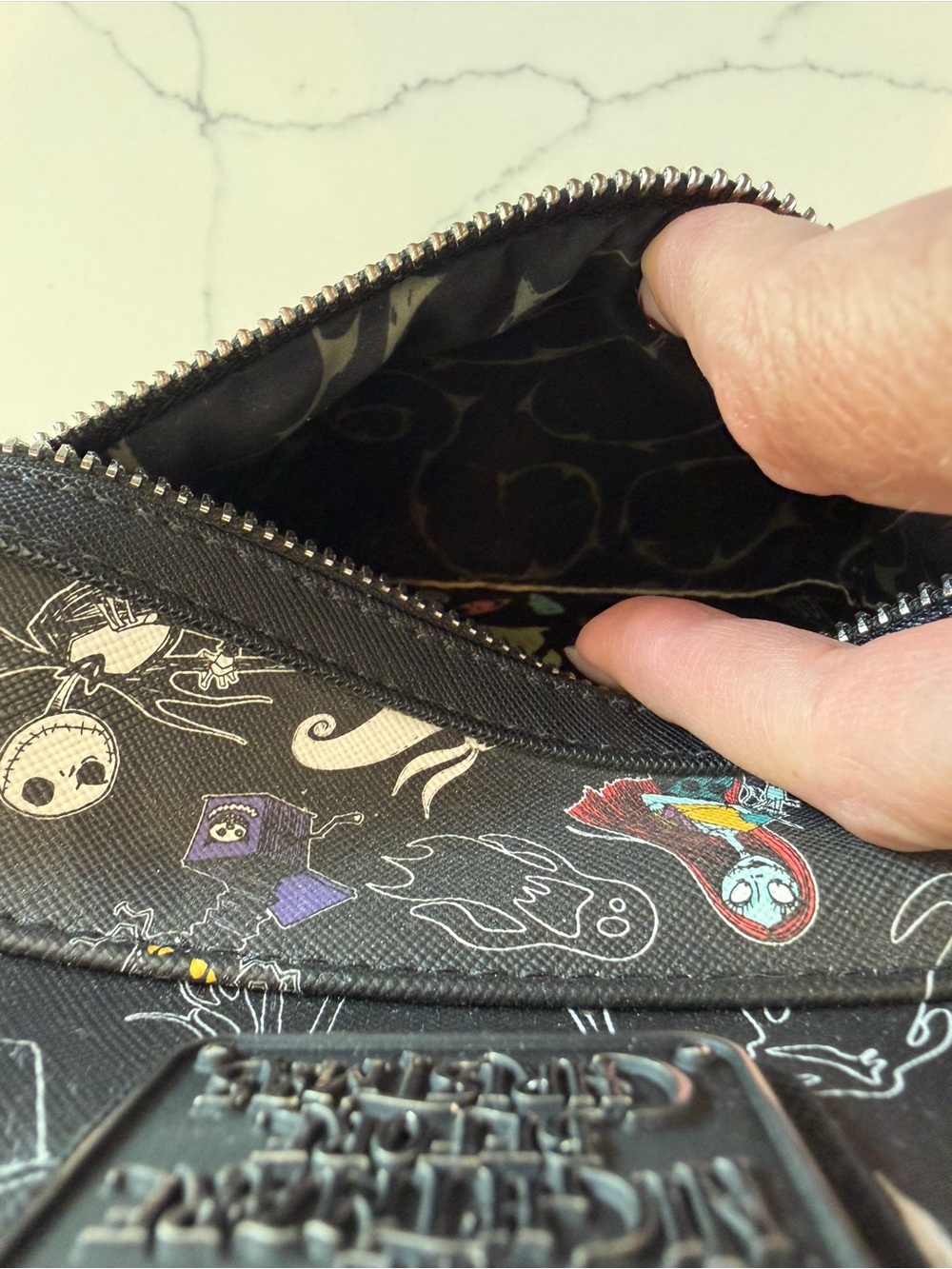 The Nightmare Before Christmas Black Character Print Mini Backpack - Picture 8 of 8